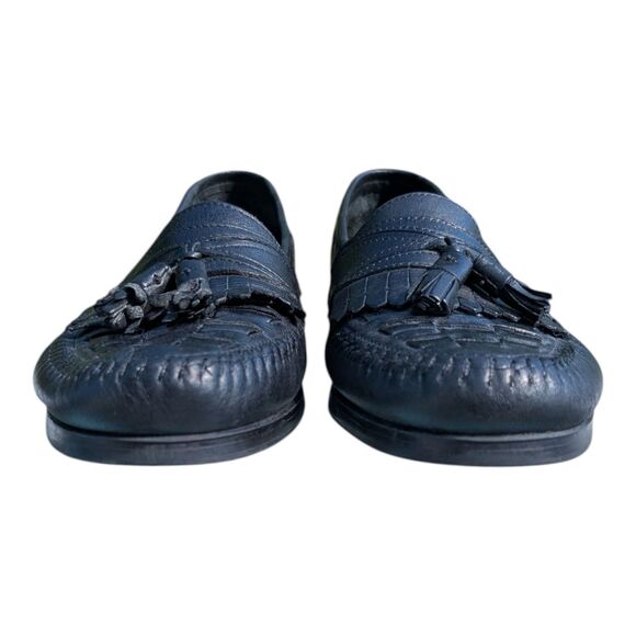 Giorgio Brutini Loafer Mens 9D Bartell Woven Leather Tassel Dress Shoe Casual main image 7